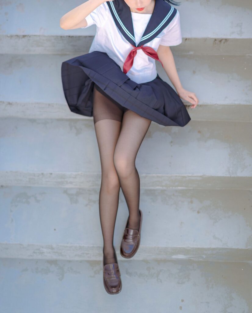 果咩酱w No.019 JK制服(30P)-图友
