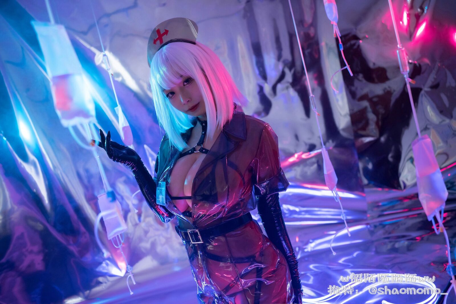 透明护士 - 韶陌陌 cosplay 第4张