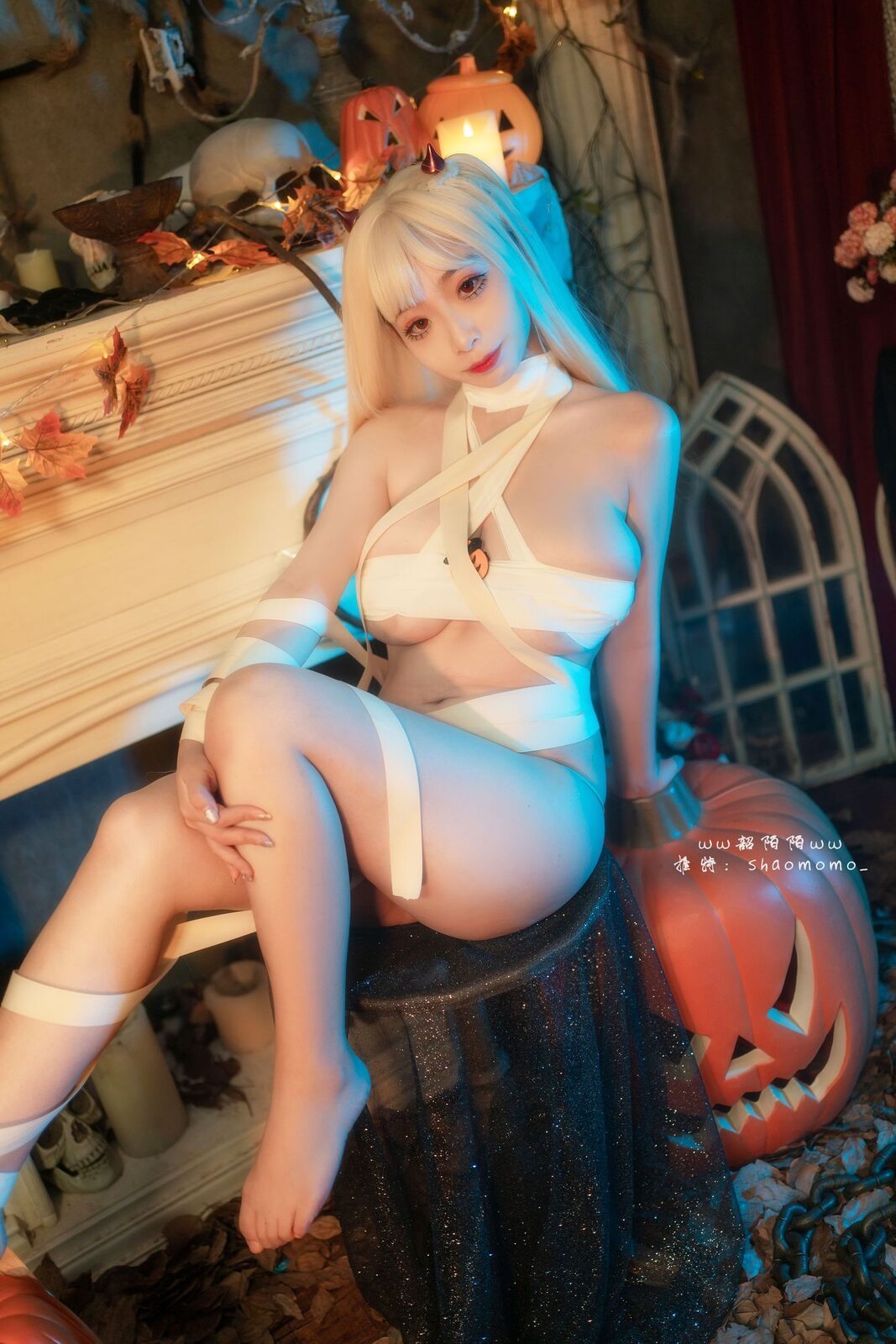 万圣节绷带 - 韶陌陌 cosplay 第5张