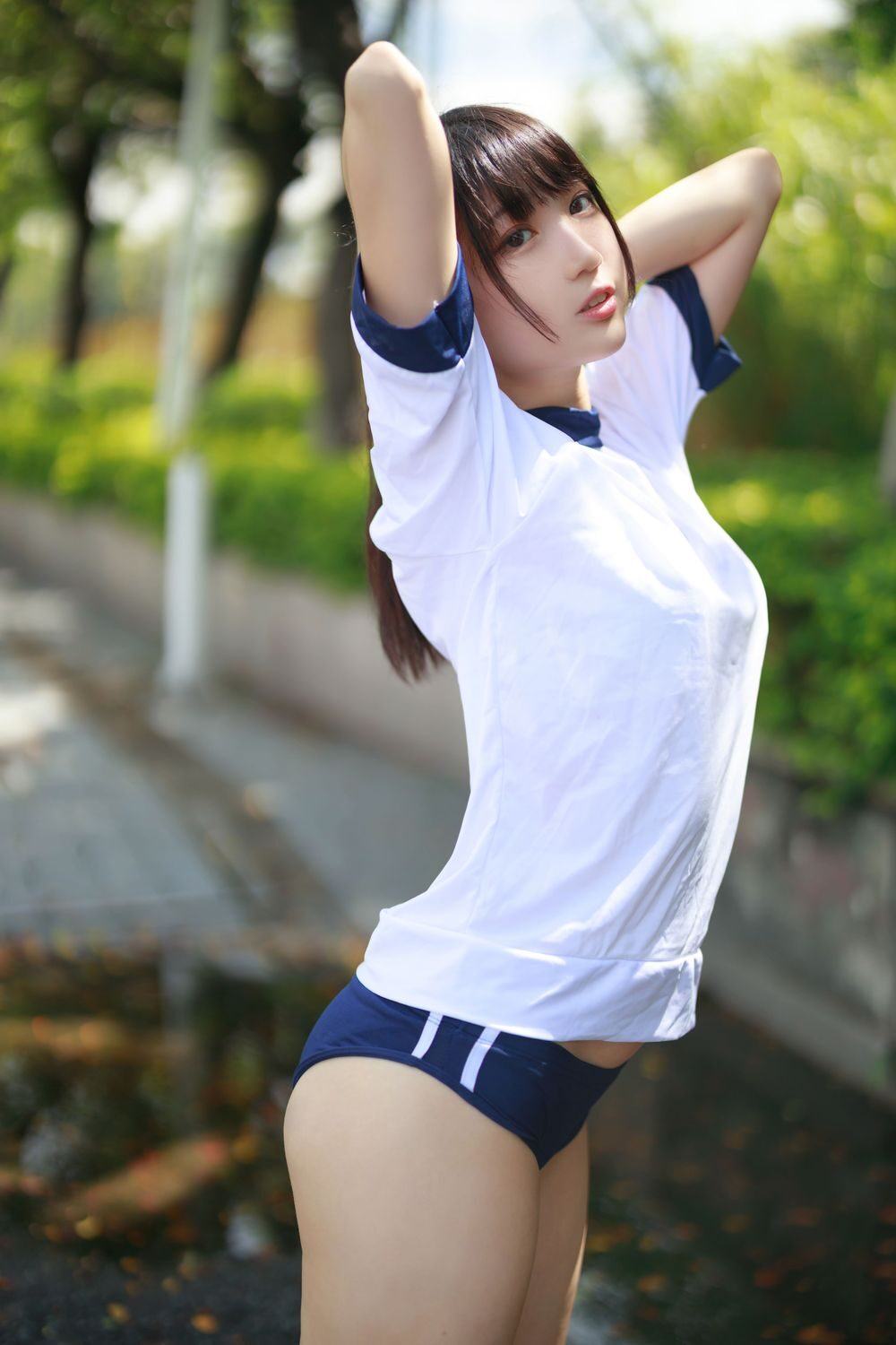 体操服 - 周叽是可爱兔兔 cosplay 第1张