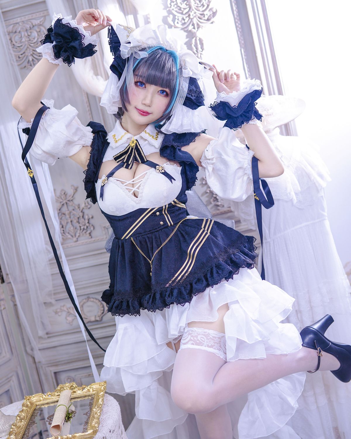 柴郡猫猫 - 周叽是可爱兔兔 cosplay 第1张