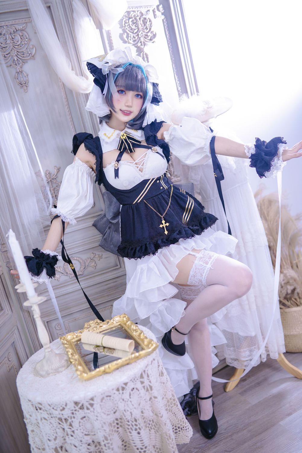 柴郡猫猫 - 周叽是可爱兔兔 cosplay 第3张