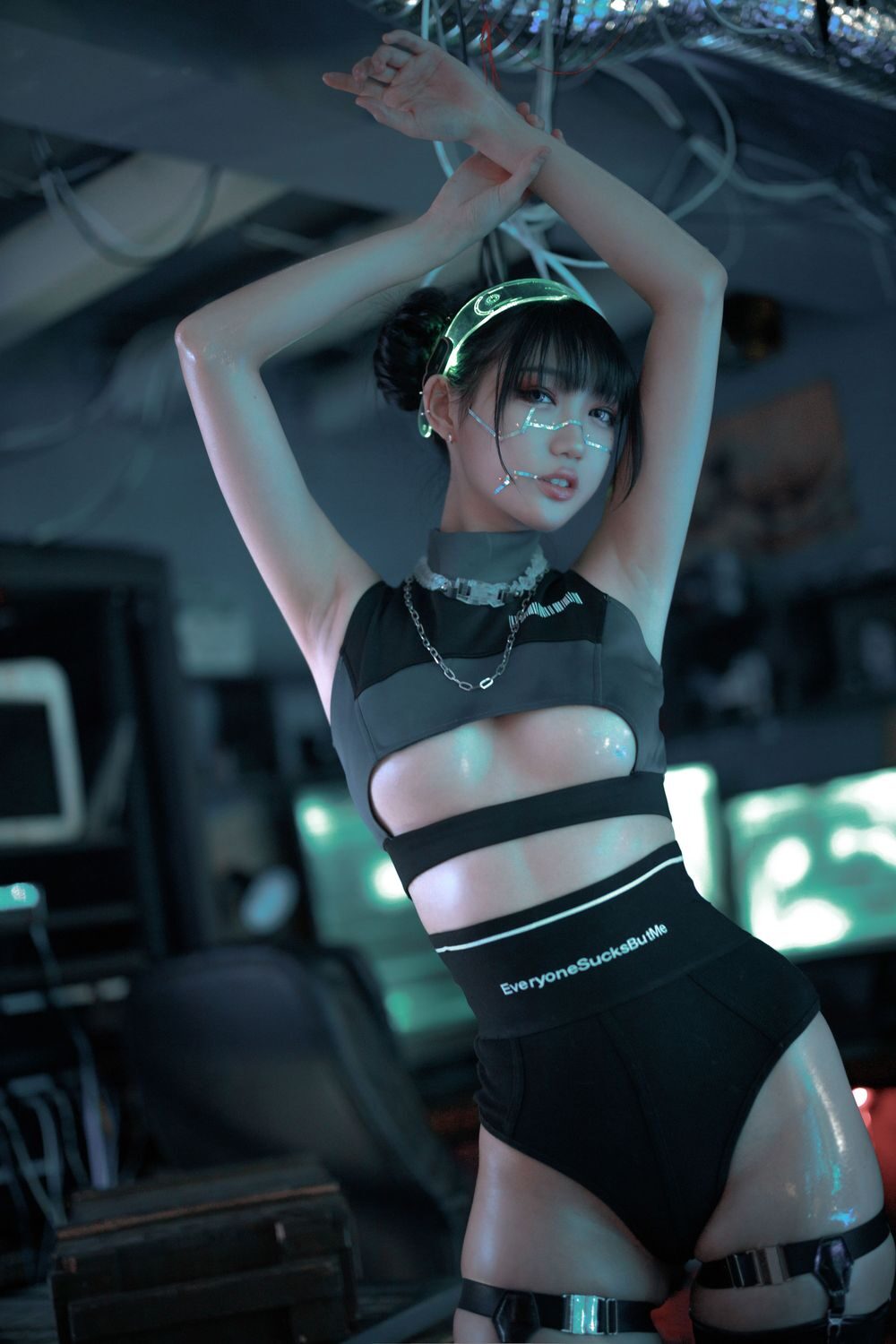 仿生人形 - 周叽是可爱兔兔 cosplay 第1张
