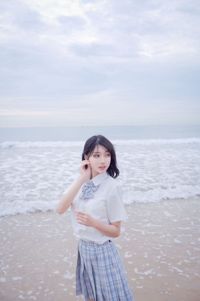 周叽是可爱兔兔 No.020 海边jk(35P)-图友