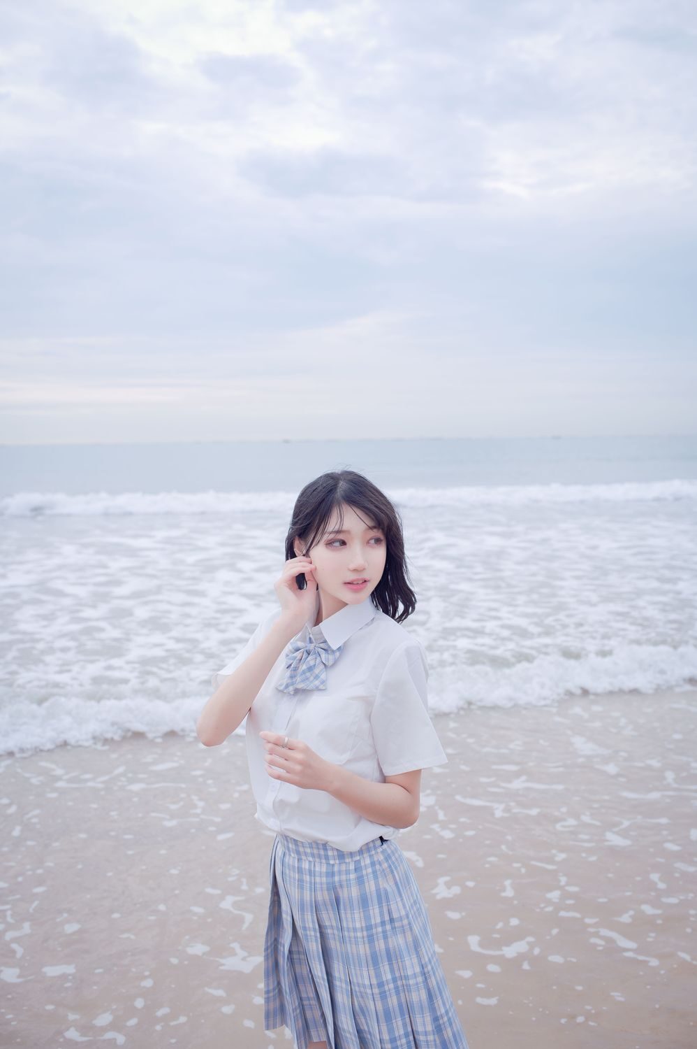 海边jk - 周叽是可爱兔兔 cosplay 第1张