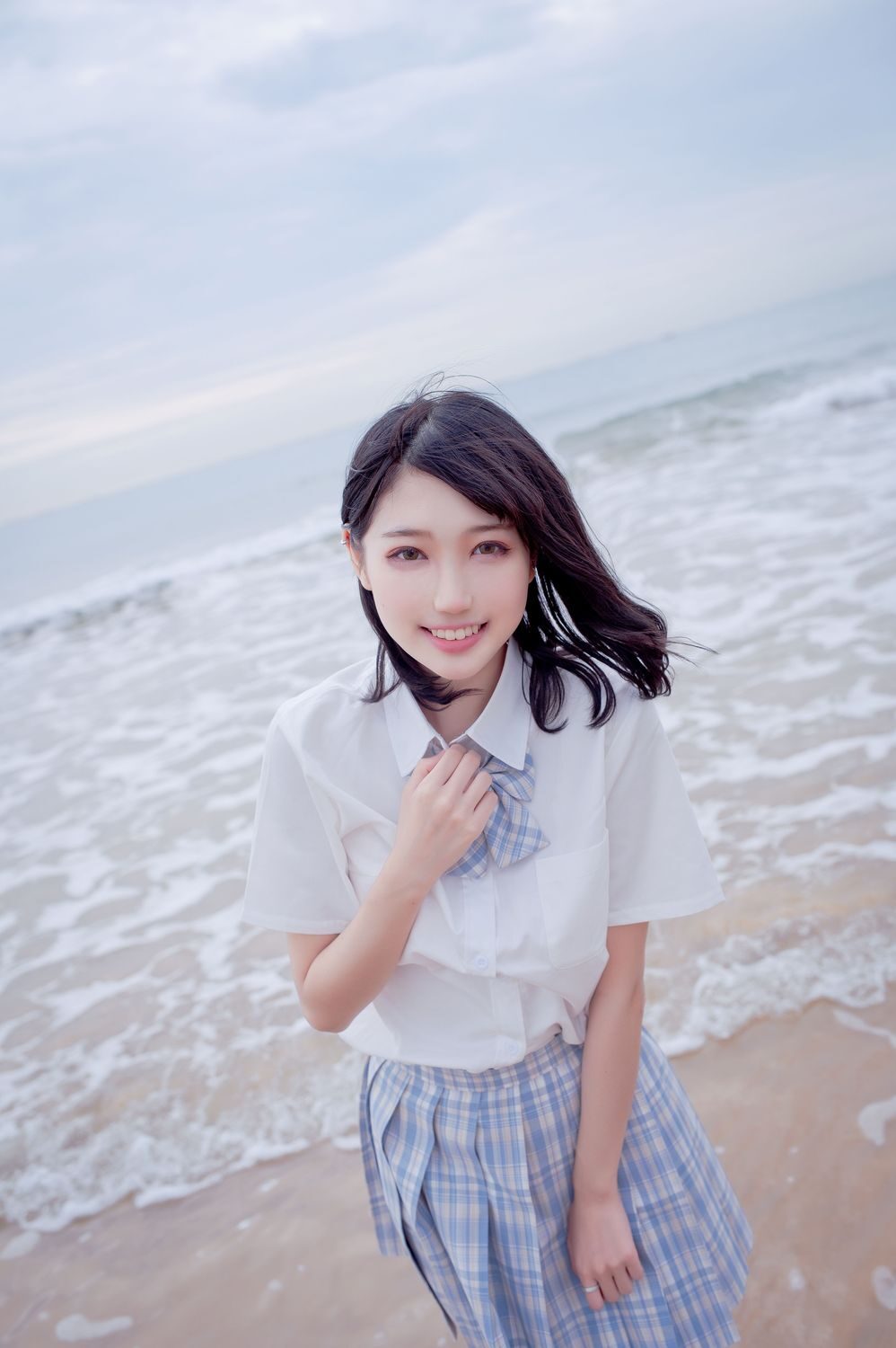 海边jk - 周叽是可爱兔兔 cosplay 第4张