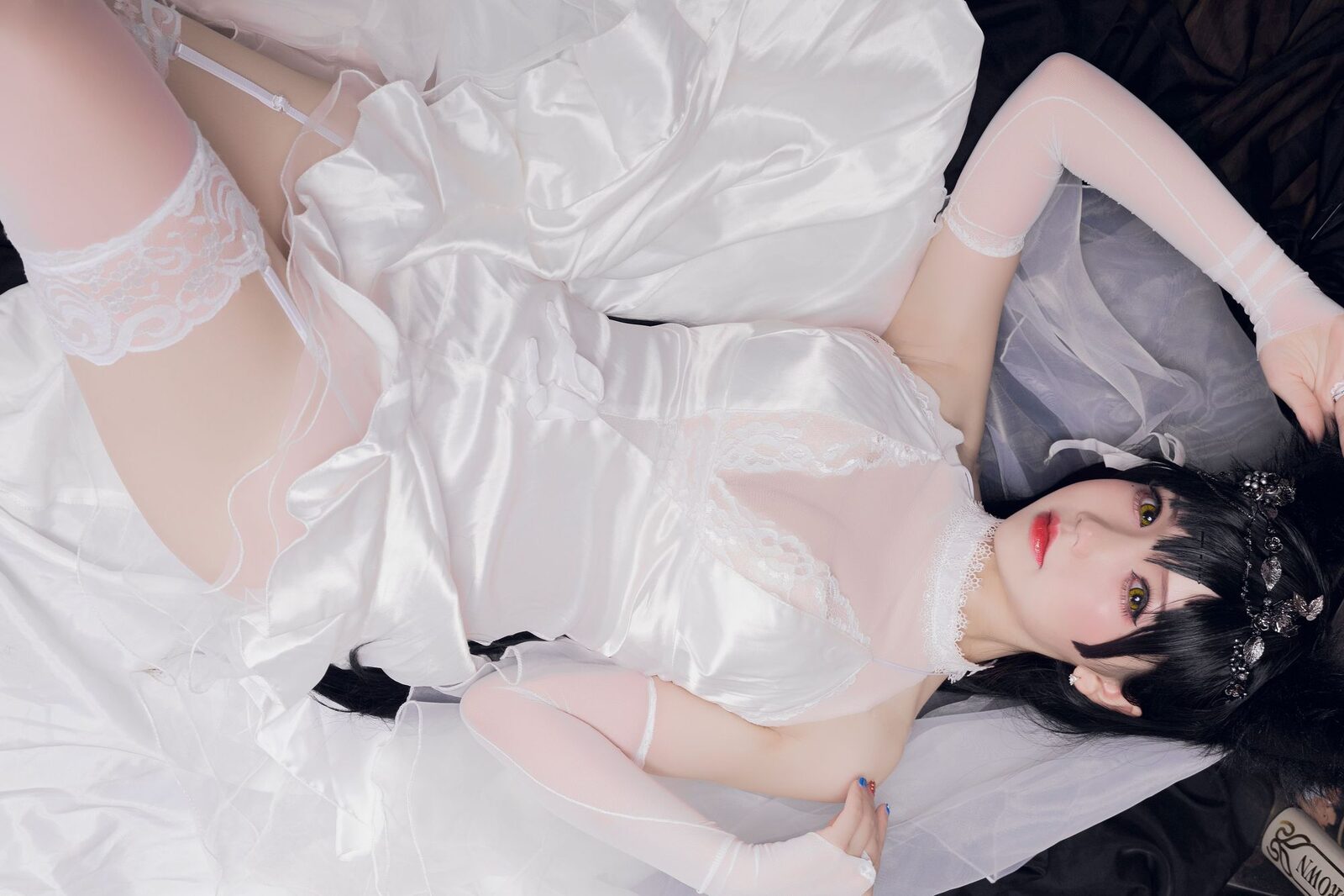 自撮りVol.7 爱宕花嫁 - 雪晴Astra cosplay 第1张