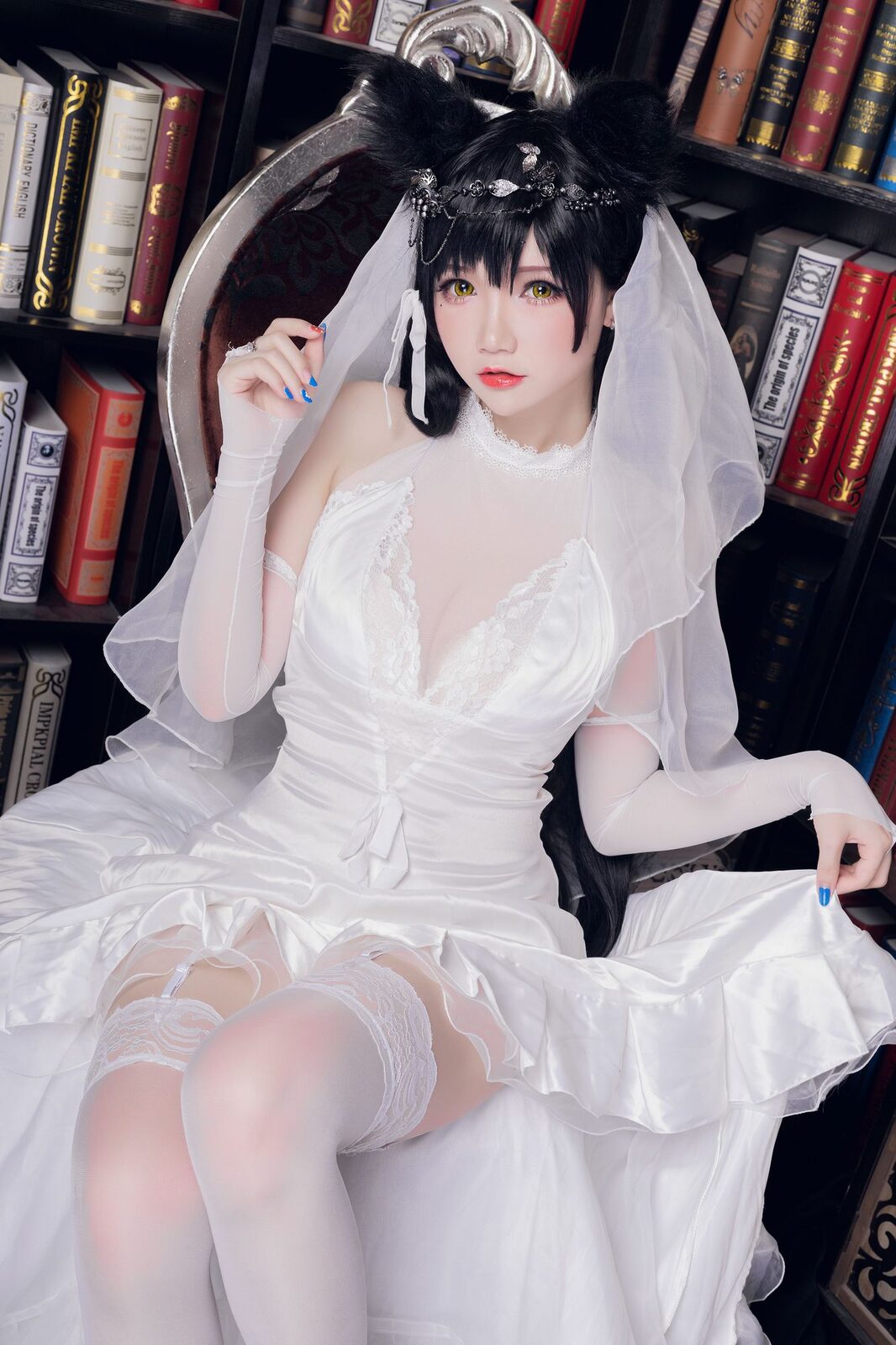 自撮りVol.7 爱宕花嫁 - 雪晴Astra cosplay 第2张