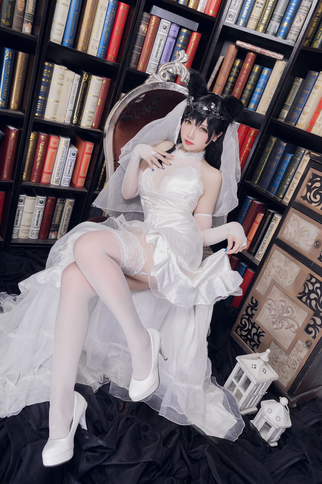 自撮りVol.7 爱宕花嫁 - 雪晴Astra cosplay 第4张