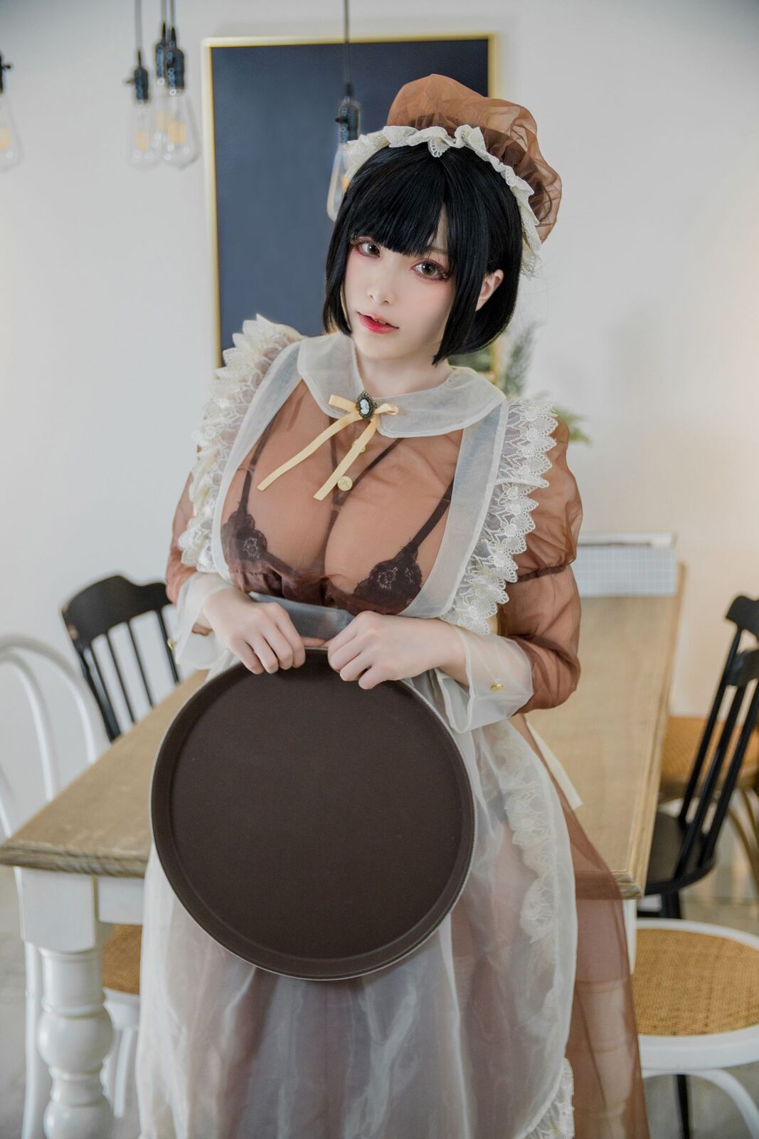 仆系欲正装+棕透明装 - 起司块wii cosplay 第2张