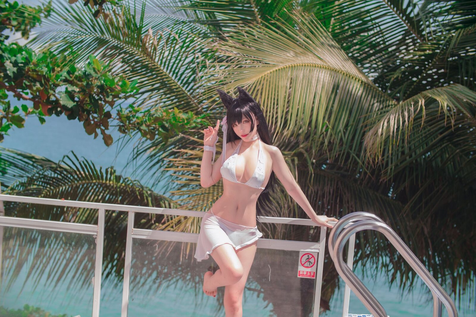 爱宕泳装 - 起司块wii cosplay 第5张
