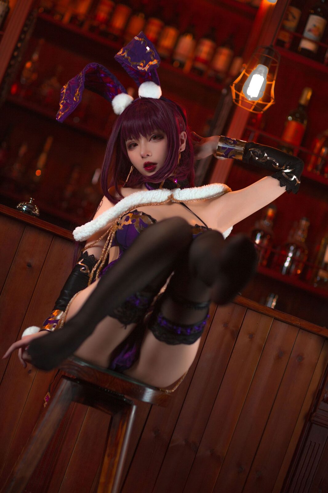 斯卡哈兔女郎 - 起司块wii cosplay 第5张
