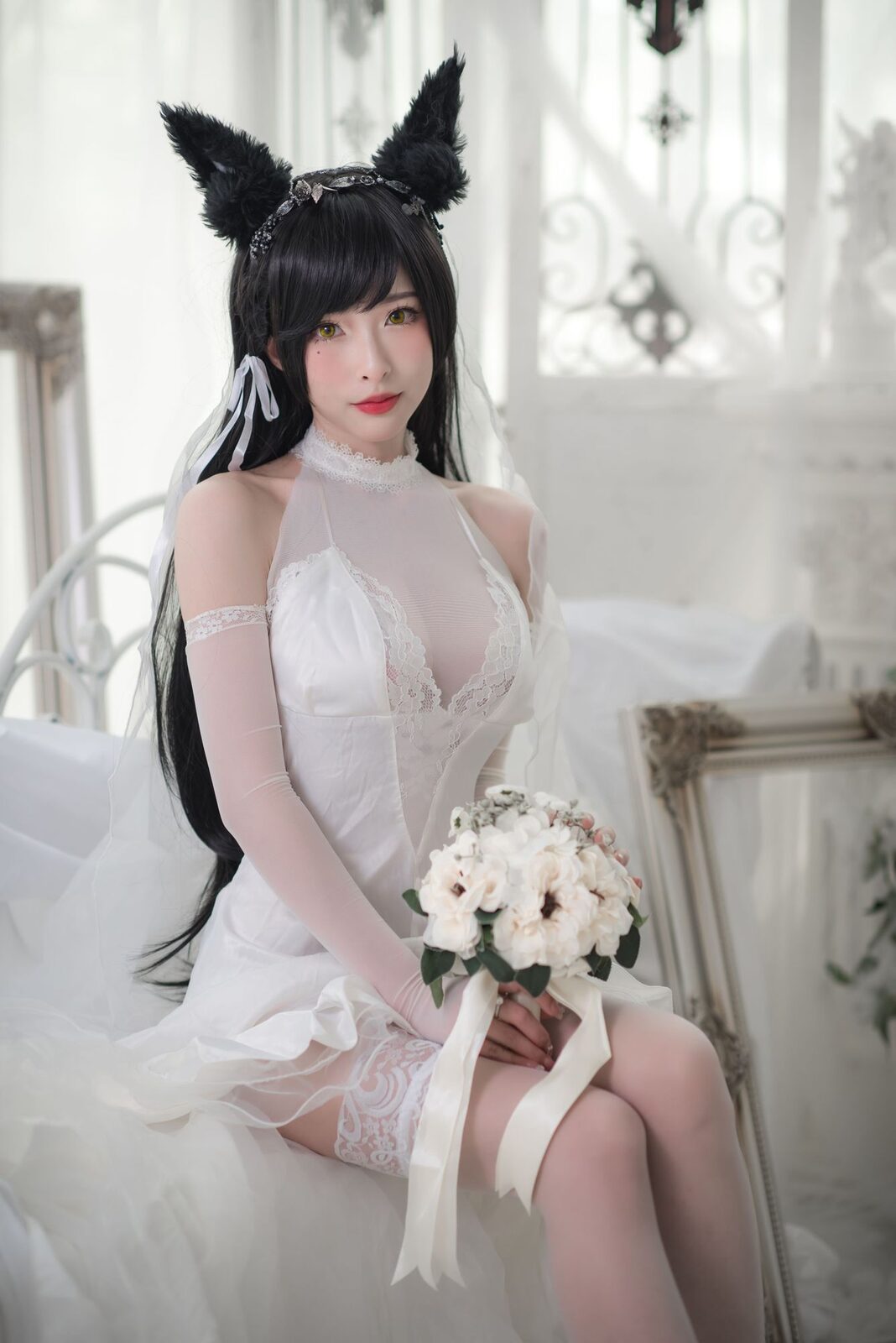 爱宕婚纱电子版 - 清水由乃 cosplay 第1张