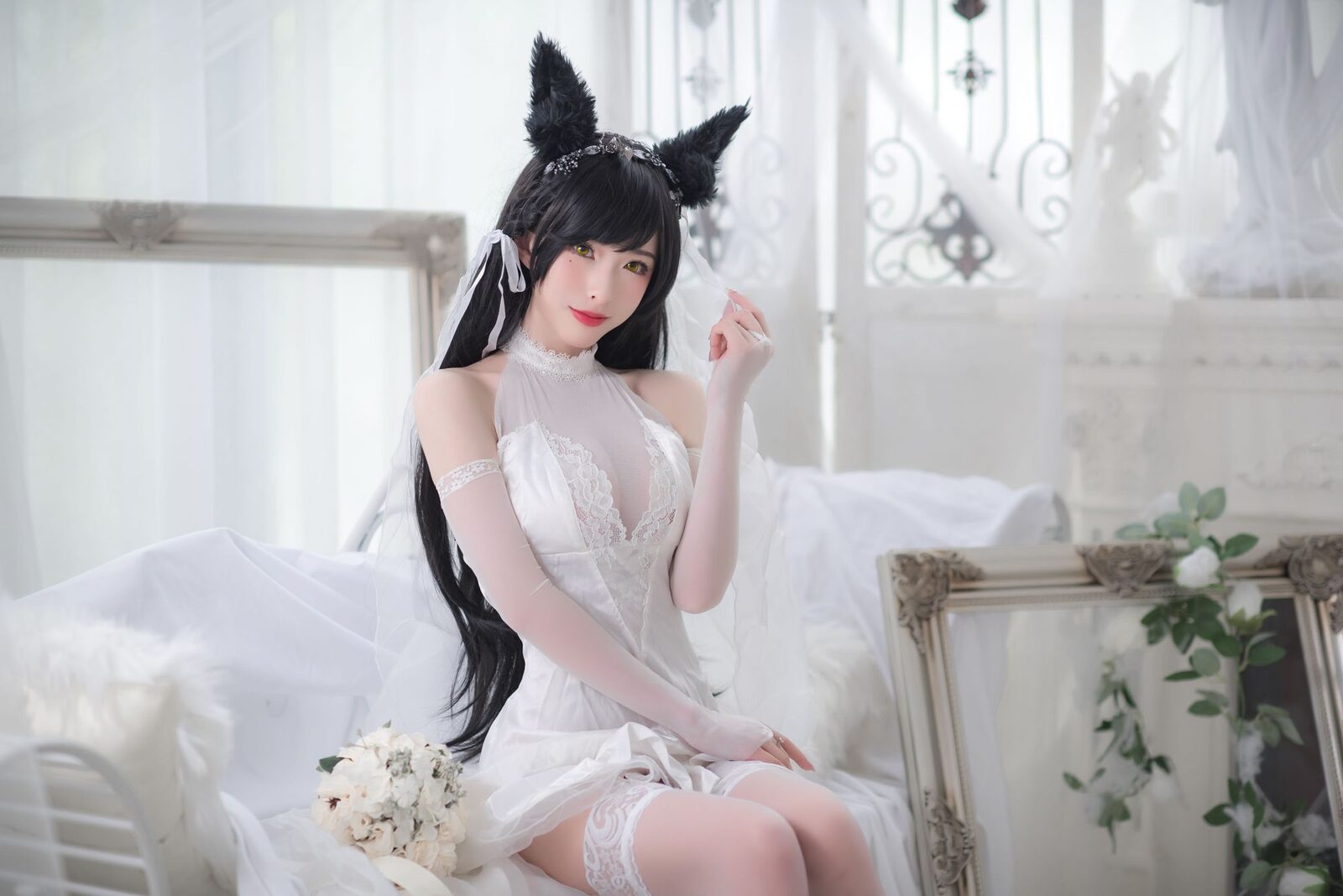 爱宕婚纱电子版 - 清水由乃 cosplay 第3张