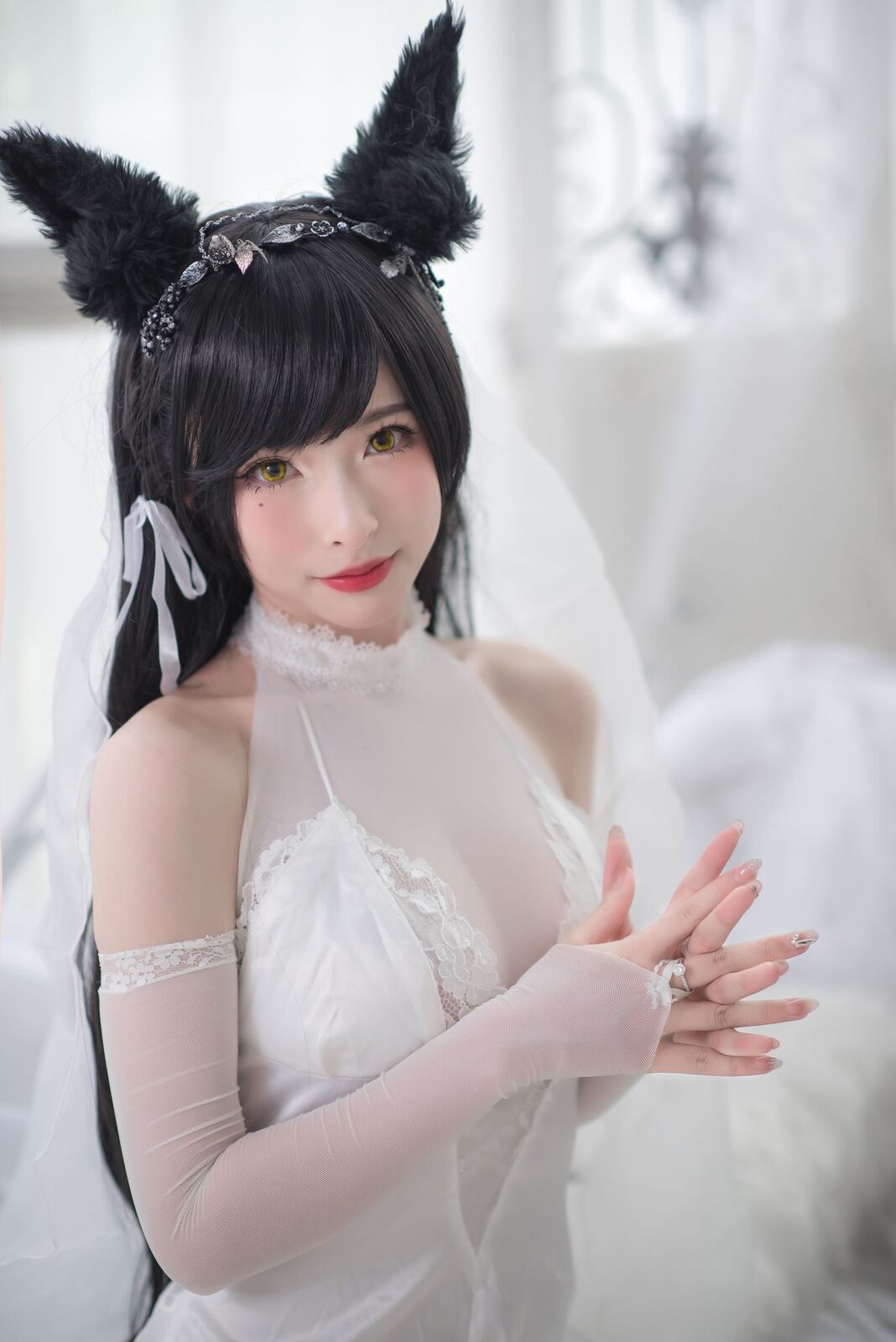 爱宕婚纱电子版 - 清水由乃 cosplay 第5张