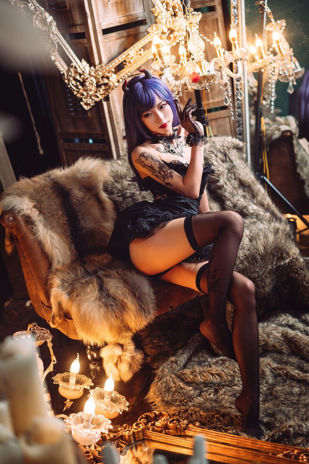 暗黑纹身 - 清水由乃 cosplay 第2张