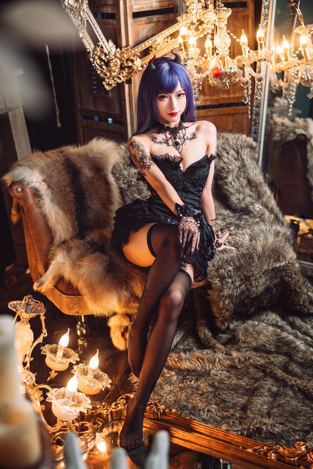 暗黑纹身 - 清水由乃 cosplay 第3张