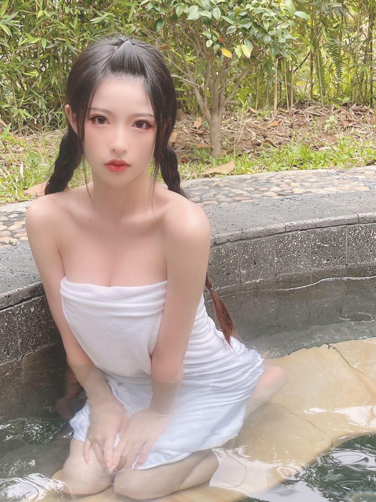温泉浴巾 - 清水由乃 cosplay 第4张