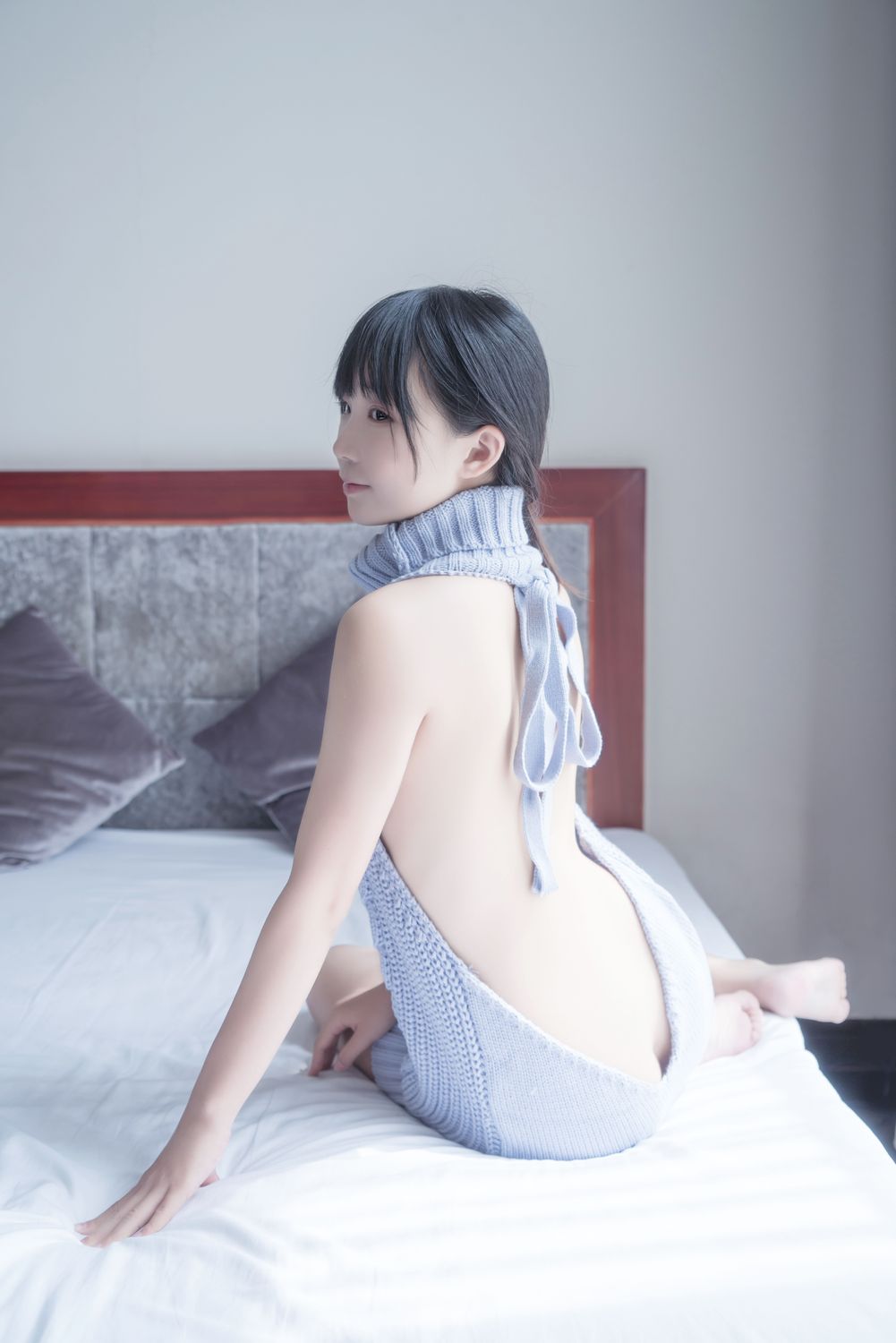 御子Yumiko No.003 漏背毛衣（10P） - 图友-图友