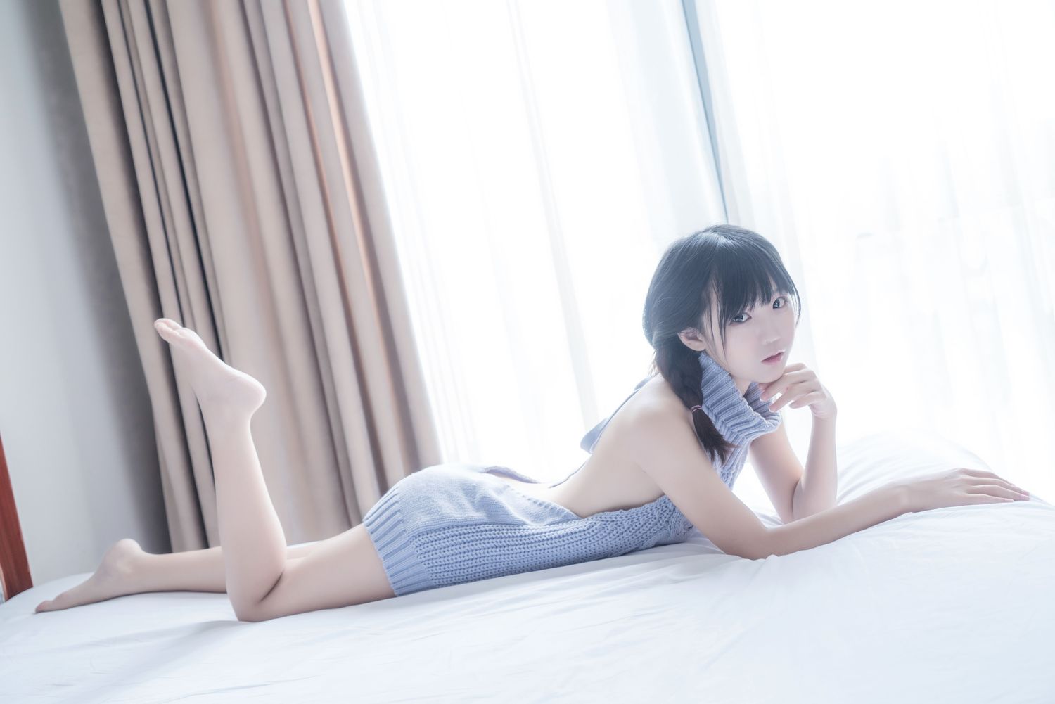 图片[3]-御子Yumiko No.003 漏背毛衣（10P） - 图友-图友