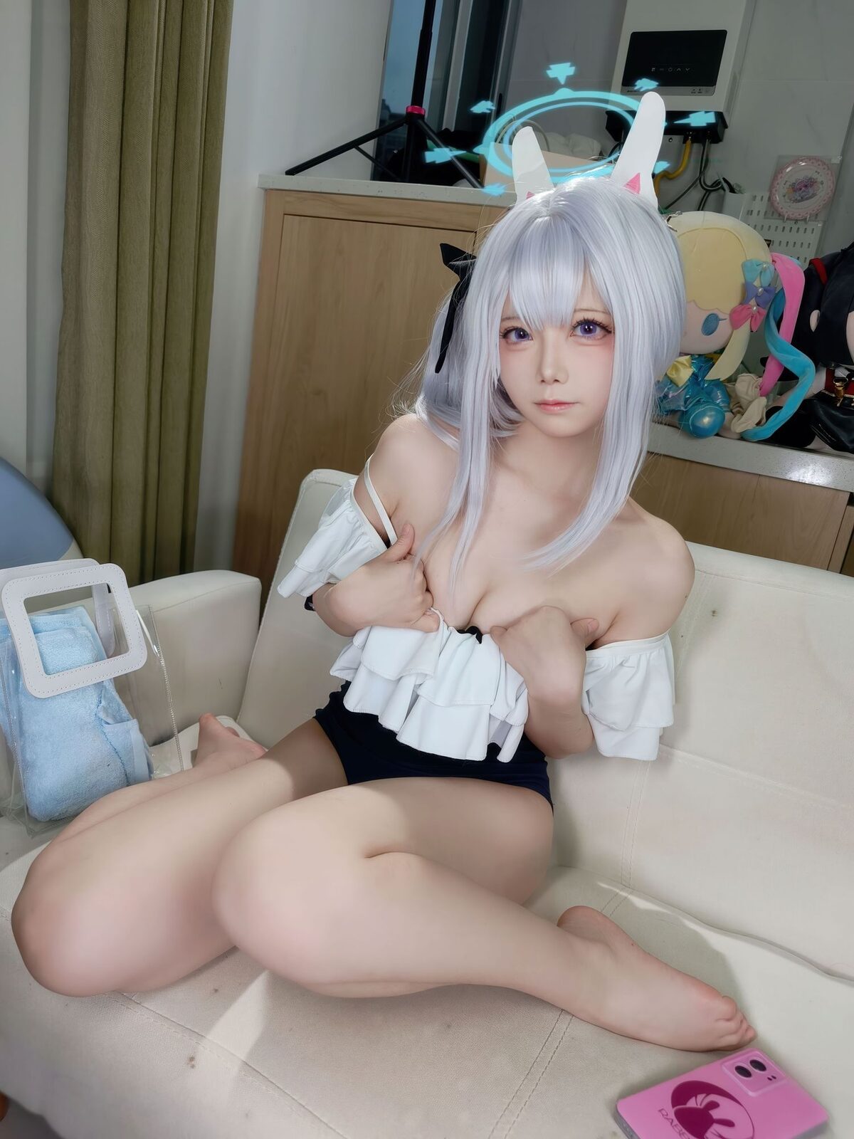 蔚蓝档案 水宫子+水梓 - 御子Yumiko cosplay 第3张