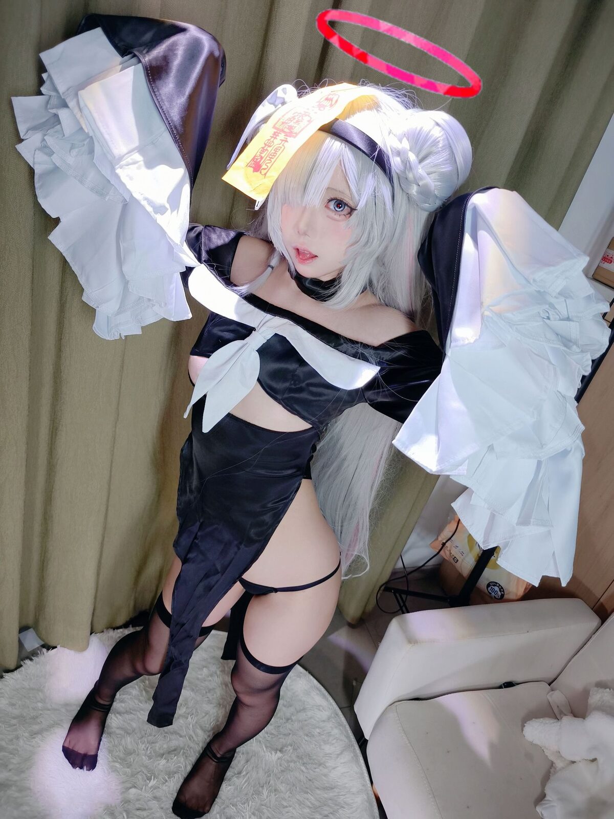 蔚蓝档案 普拉娜 万圣节 - 御子Yumiko cosplay 第3张