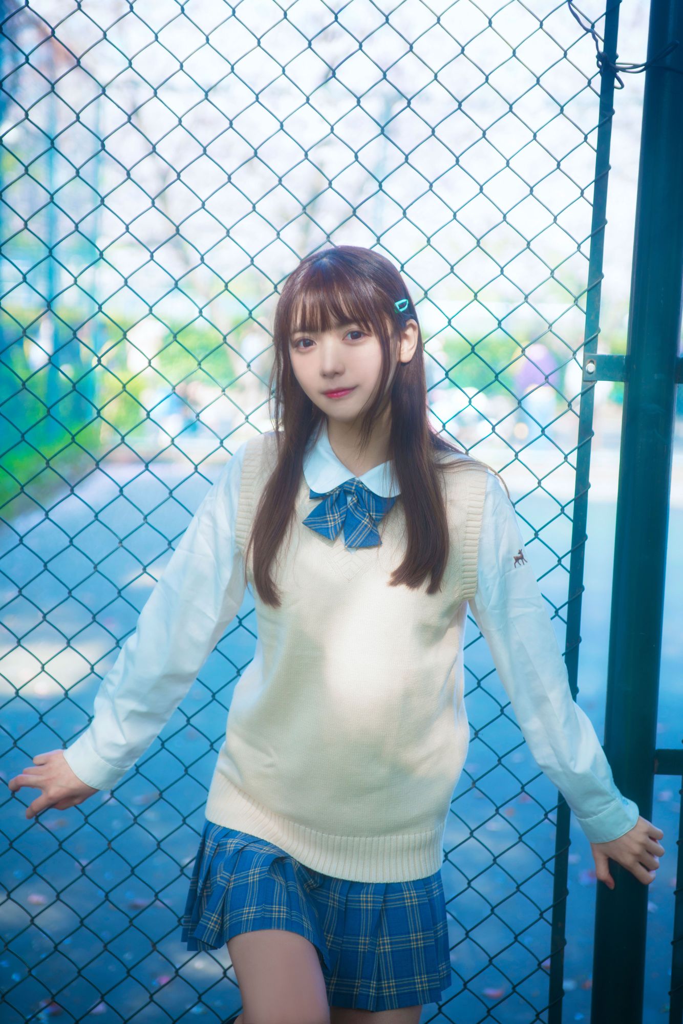 图片[3]-陆卿卿 No.006 樱花与JK（9P） - 图友-图友