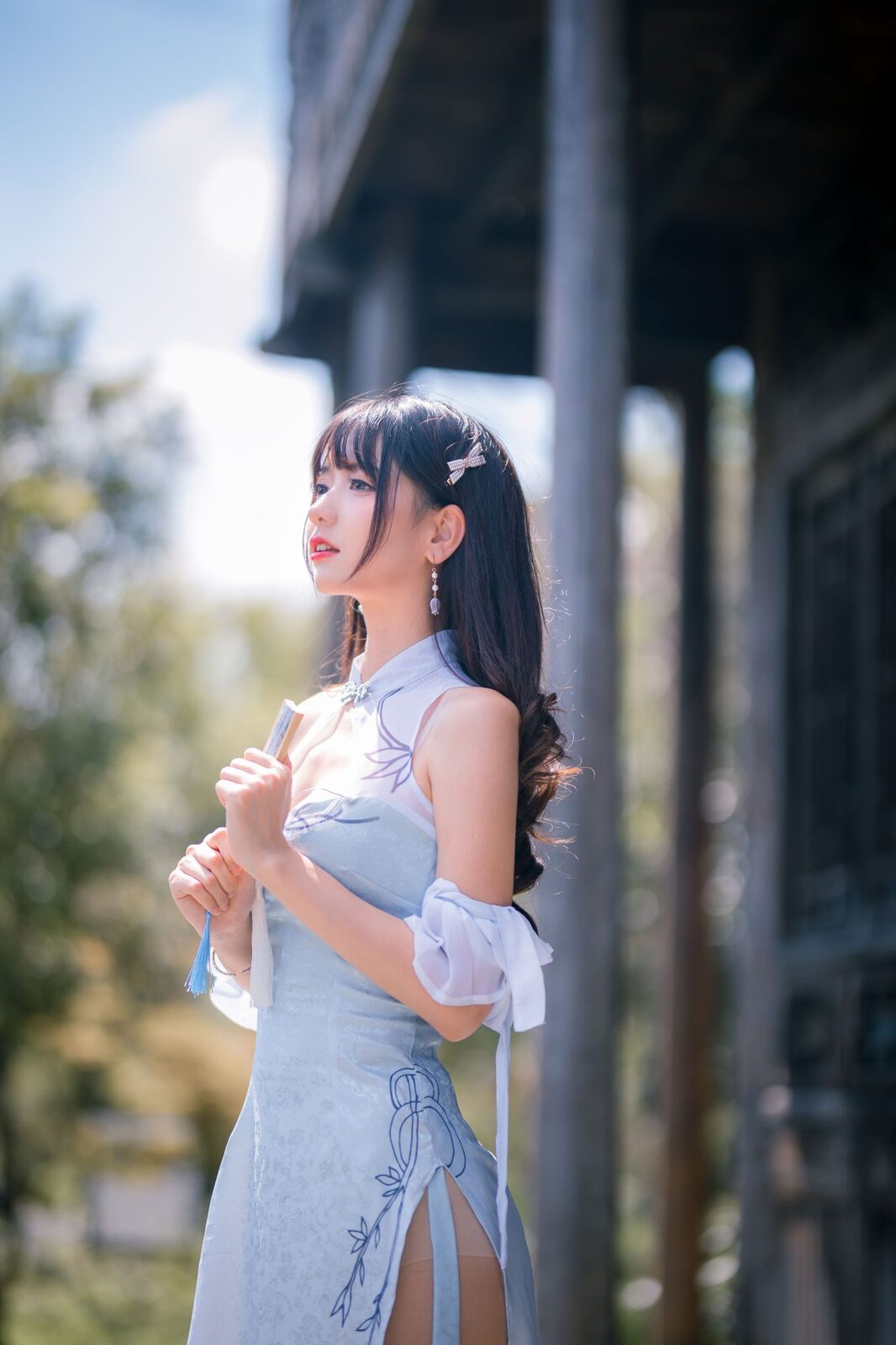 蓝色旗袍 - 陆卿卿 cosplay 第4张