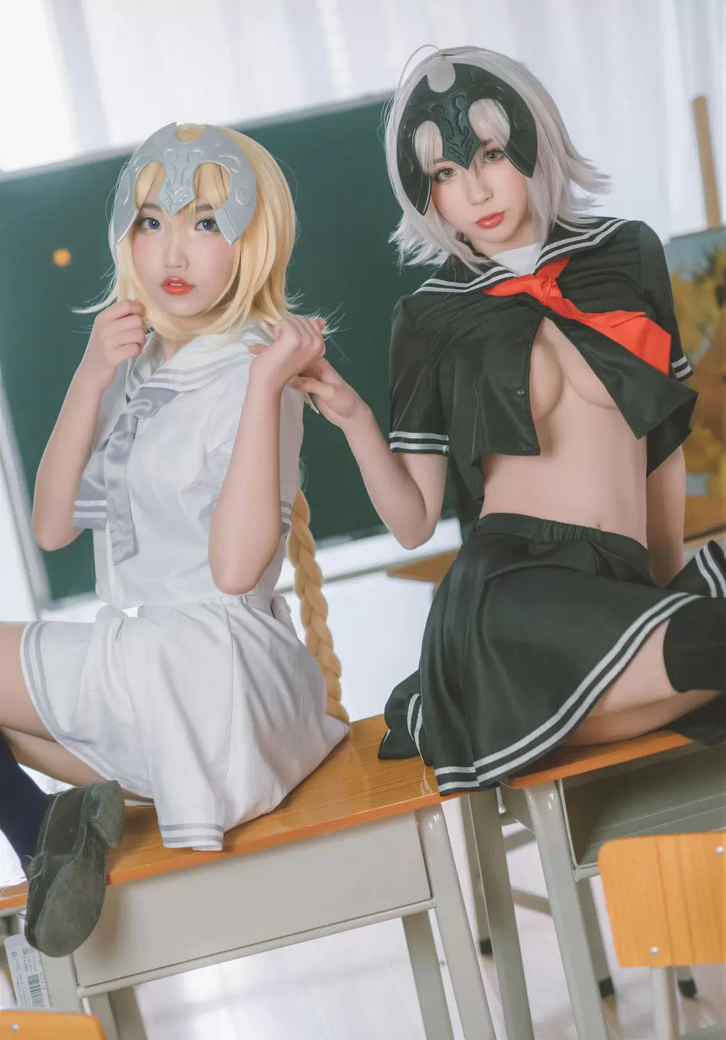 图片[3]-西园寺南歌 No.044 黑白贞德 JK制服（24P）-图友