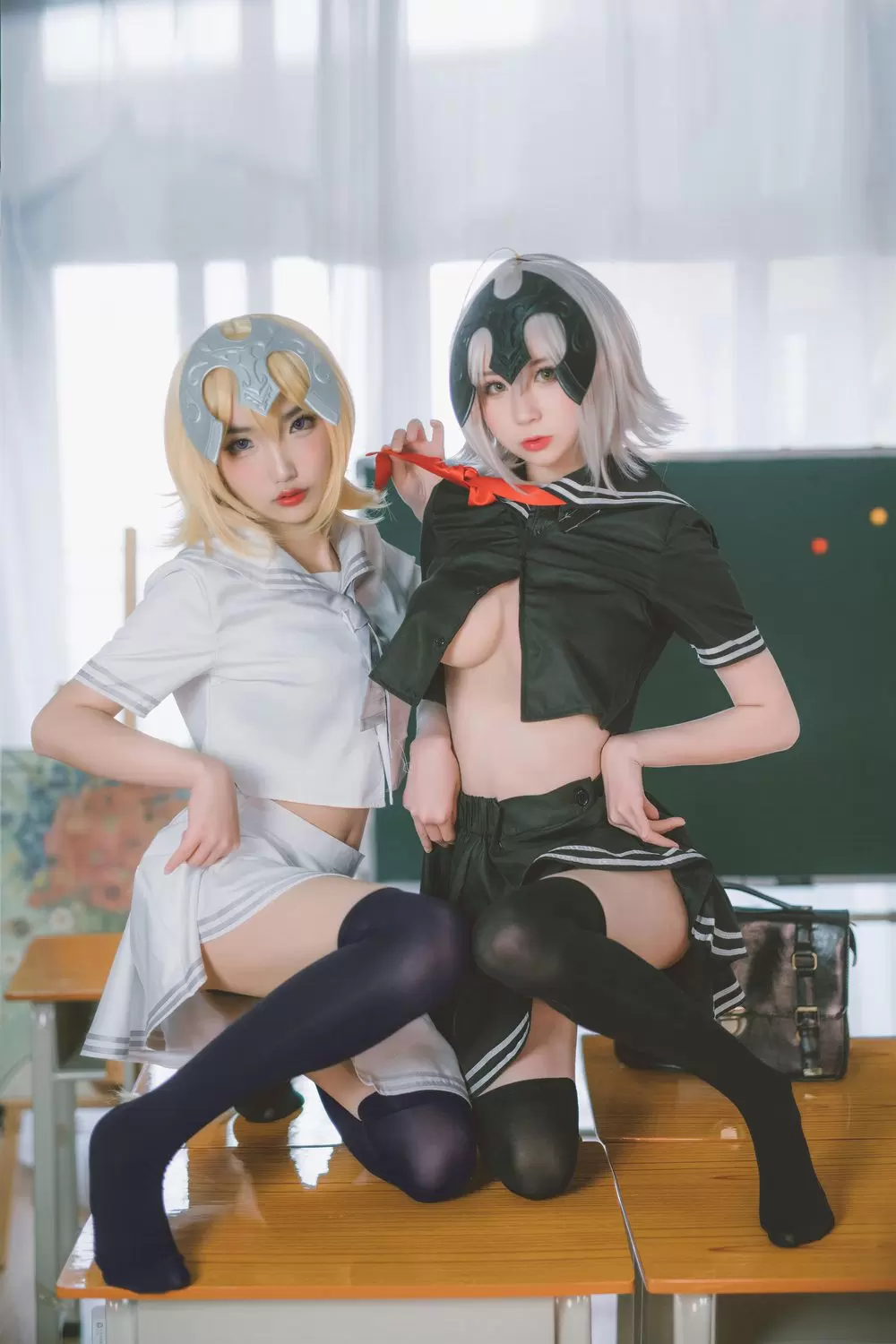 图片[4]-西园寺南歌 No.044 黑白贞德 JK制服（24P）-图友