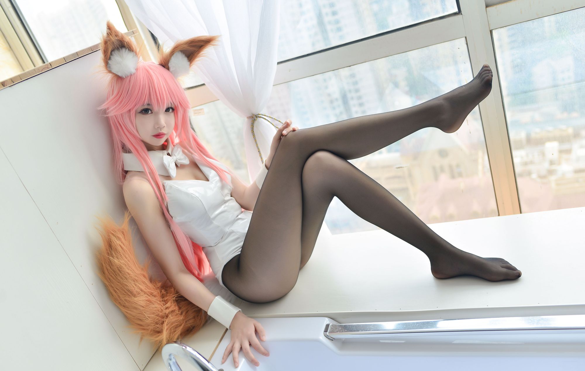 图片[3]-雪琪SAMA No.024 玉藻前兔女郎（30P）-图友