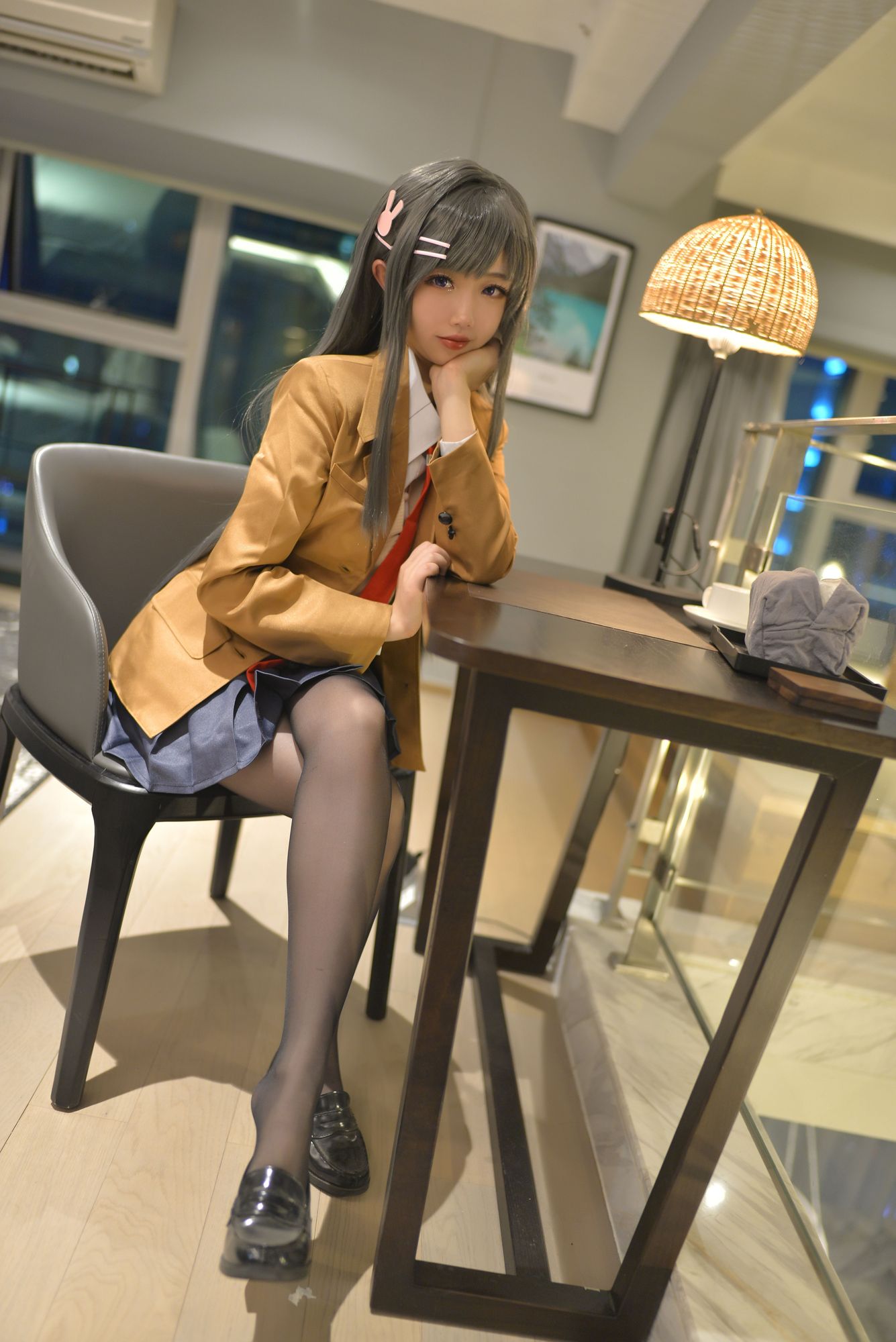 雪琪SAMA No.051 麻衣制服 兔女郎（58P）-图友