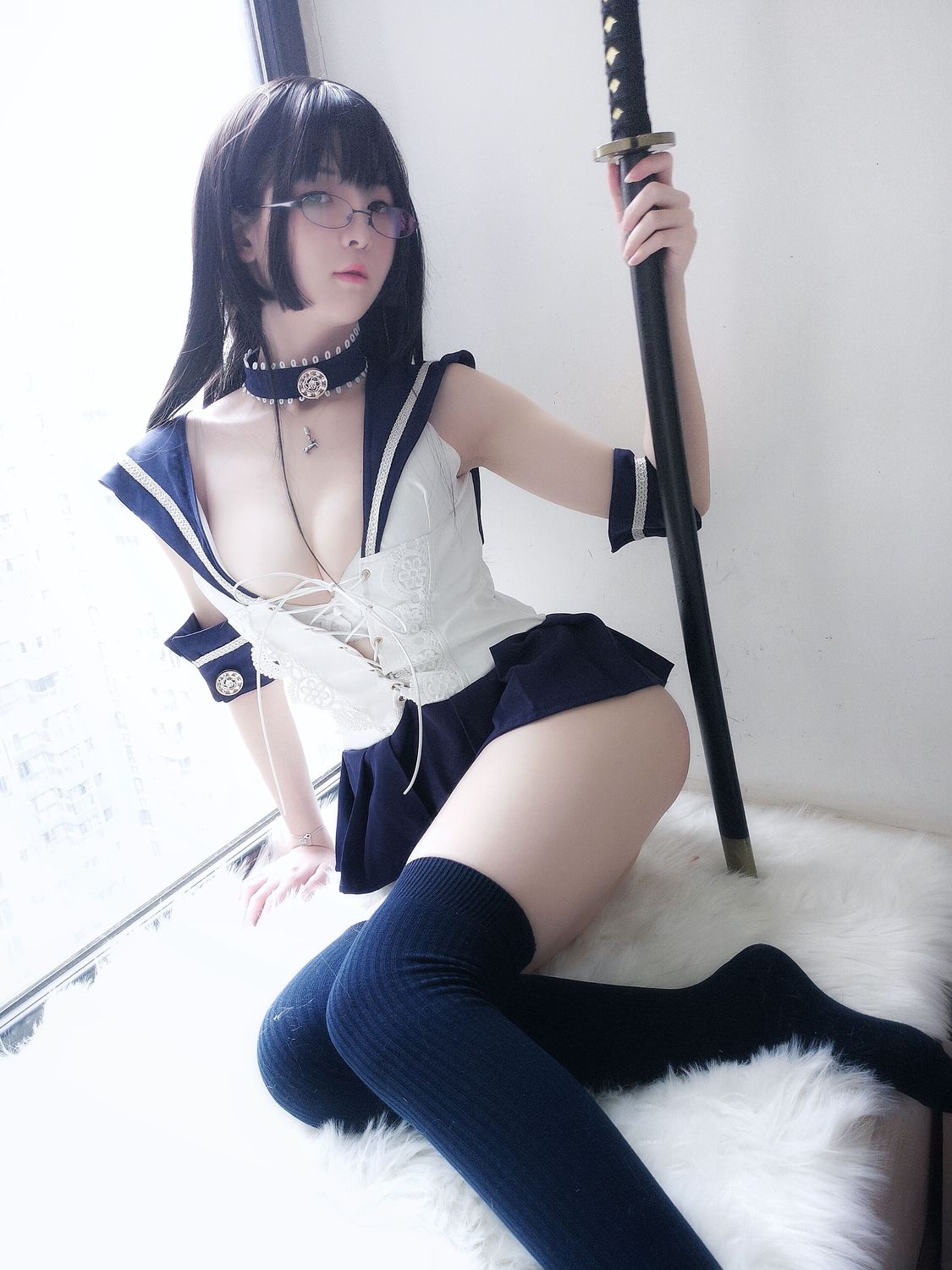 图片[3]-一小央泽 No.004 武士刀与水手服（20P） - 图友-图友
