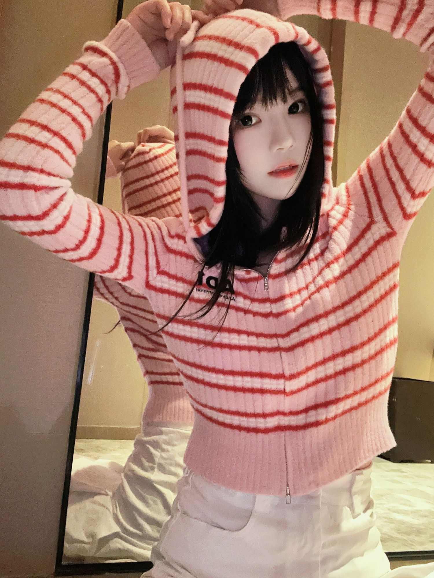 图片[4]-桜桃喵 No.209 条纹毛衣（22P） - 图友-图友