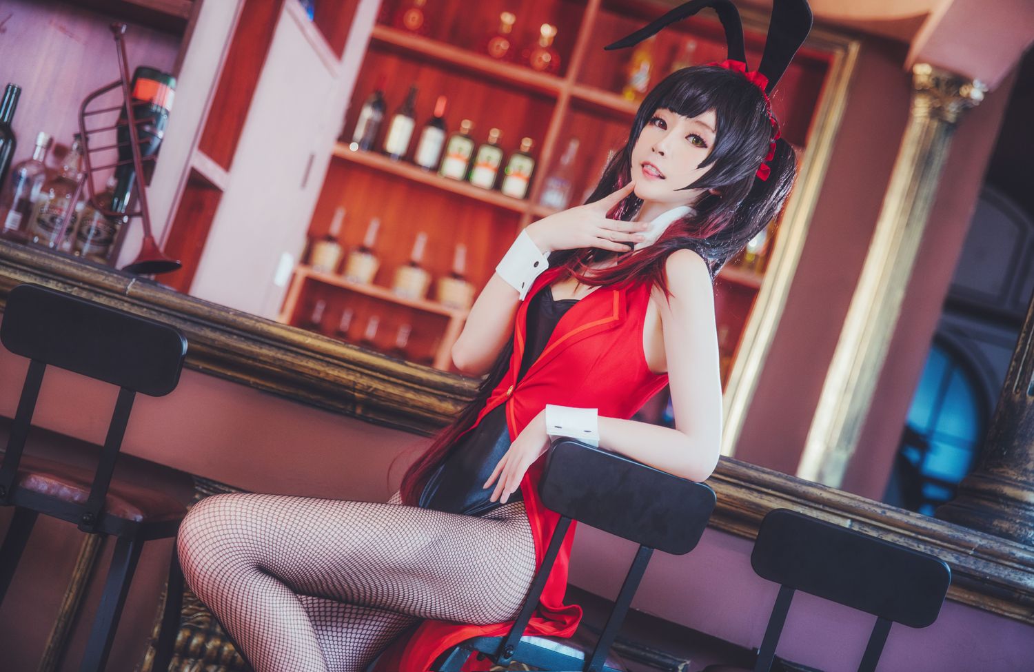 图片[2]-yui金鱼 No.004 狂三兔女郎（9P） - 图友-图友