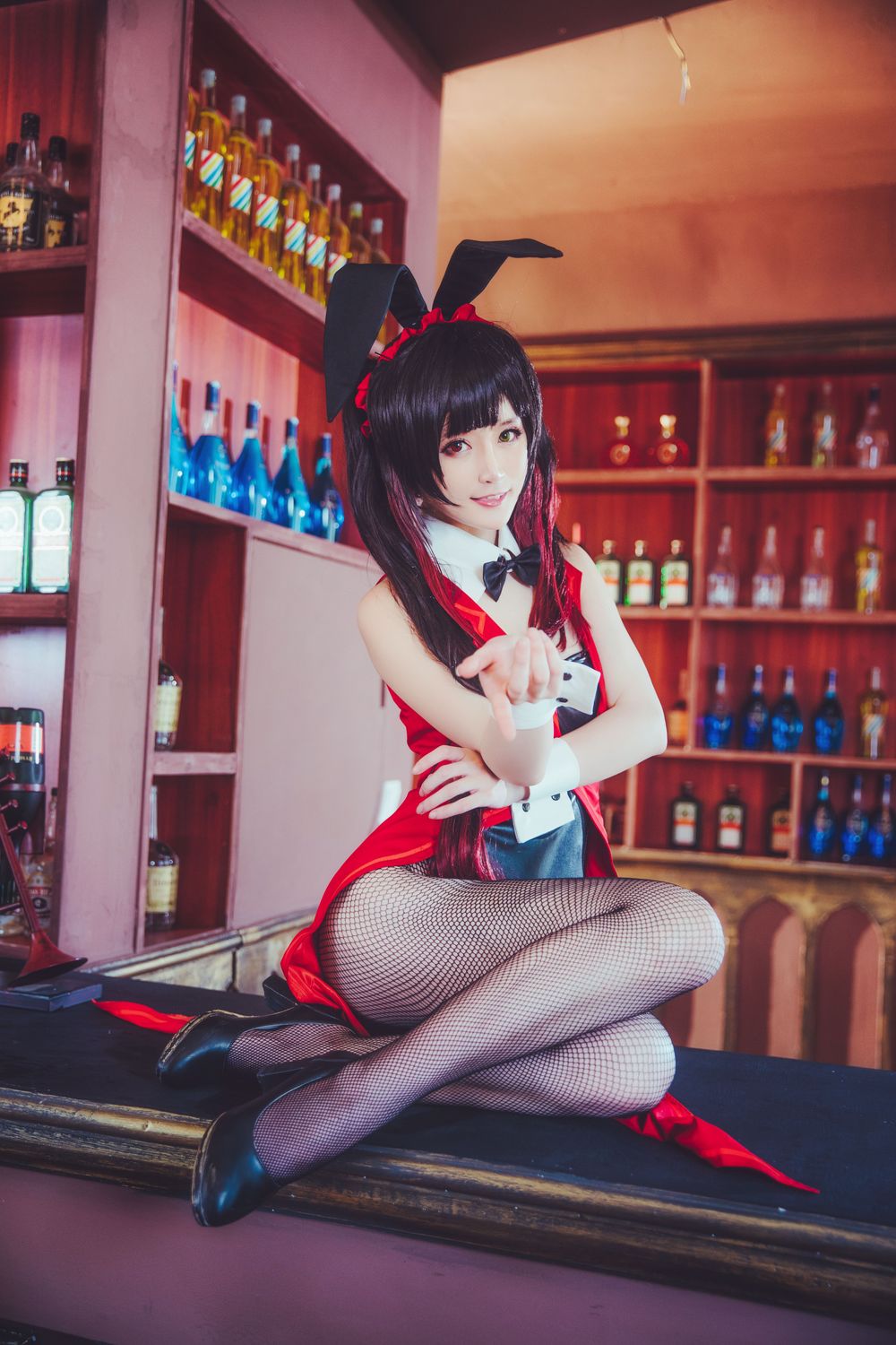 图片[4]-yui金鱼 No.004 狂三兔女郎（9P） - 图友-图友