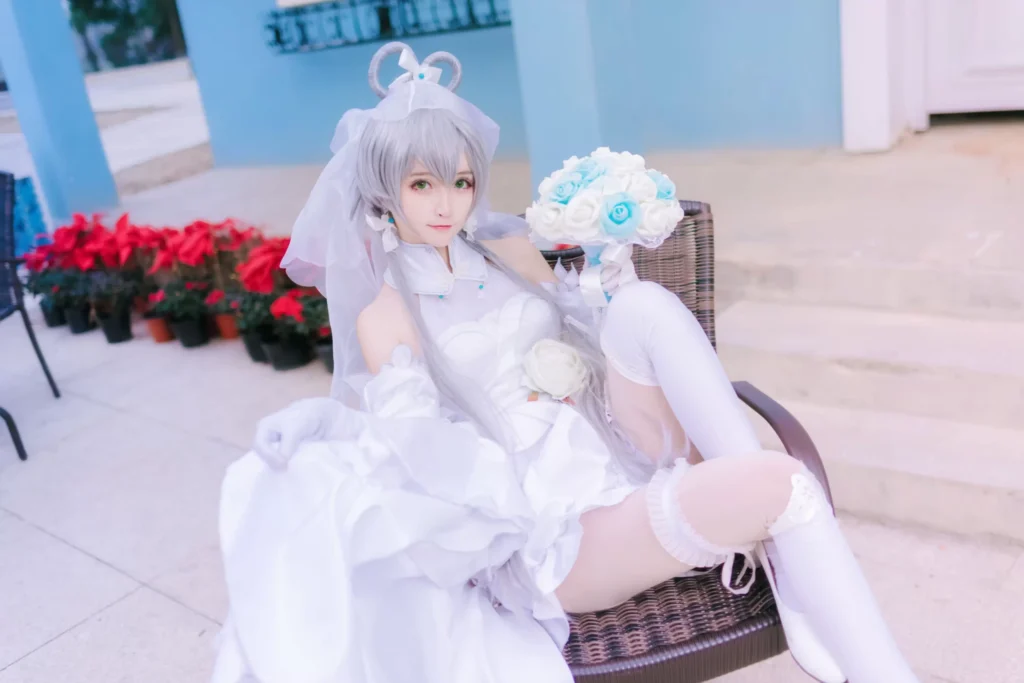 yui金鱼 No.006 洛天依婚纱(8P)-图友