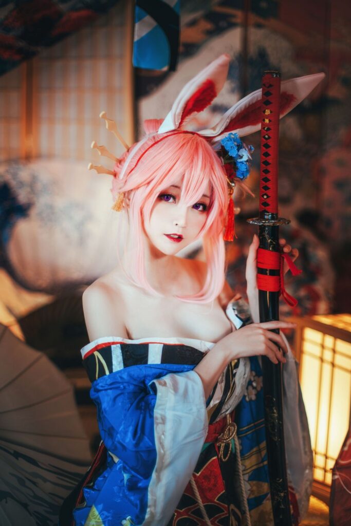 yui金鱼 No.010 八重樱&明日方舟 黑（30P）-图友