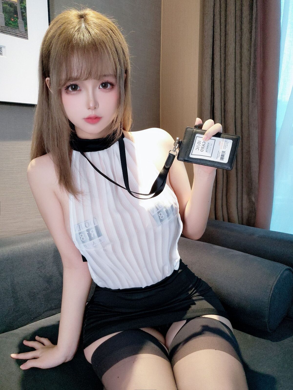 小秘书 - 椎名莜(日奈娇) cosplay 第4张